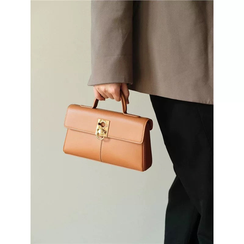 Genuine Leather Shoulder Crossbody Handbag