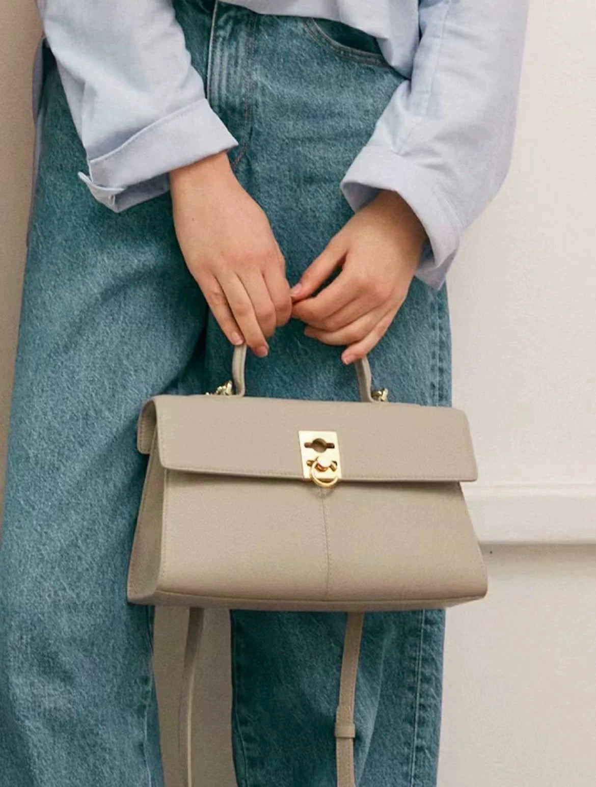 Genuine Leather Shoulder Crossbody Handbag