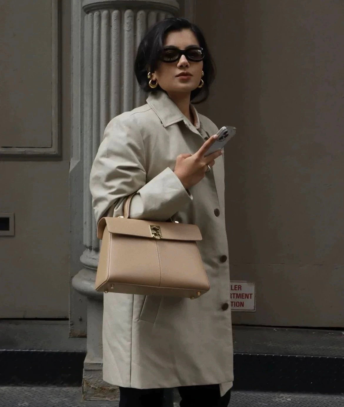 Genuine Leather Shoulder Crossbody Handbag