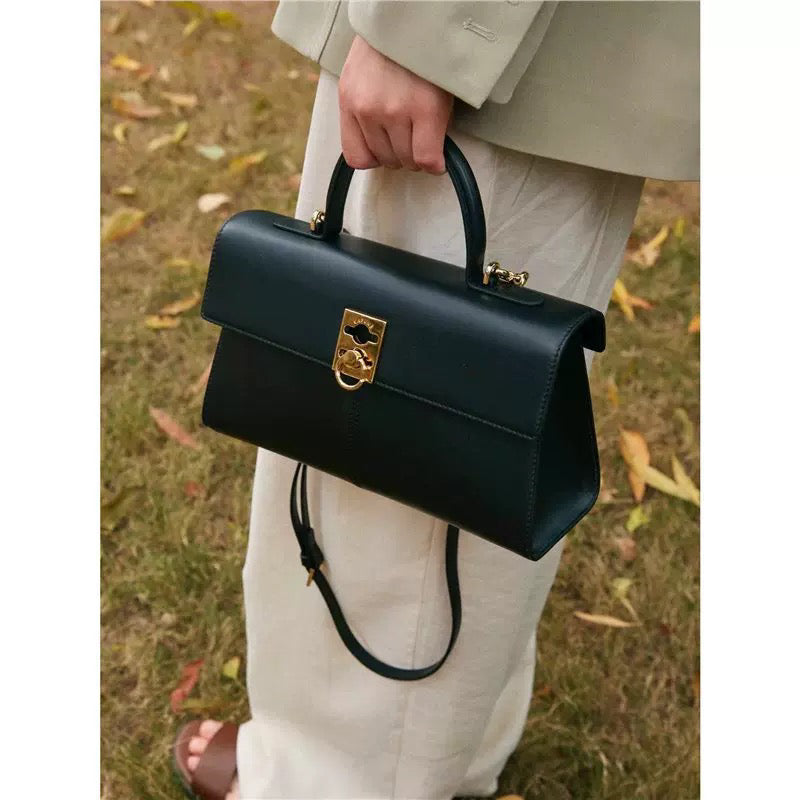 Genuine Leather Shoulder Crossbody Handbag