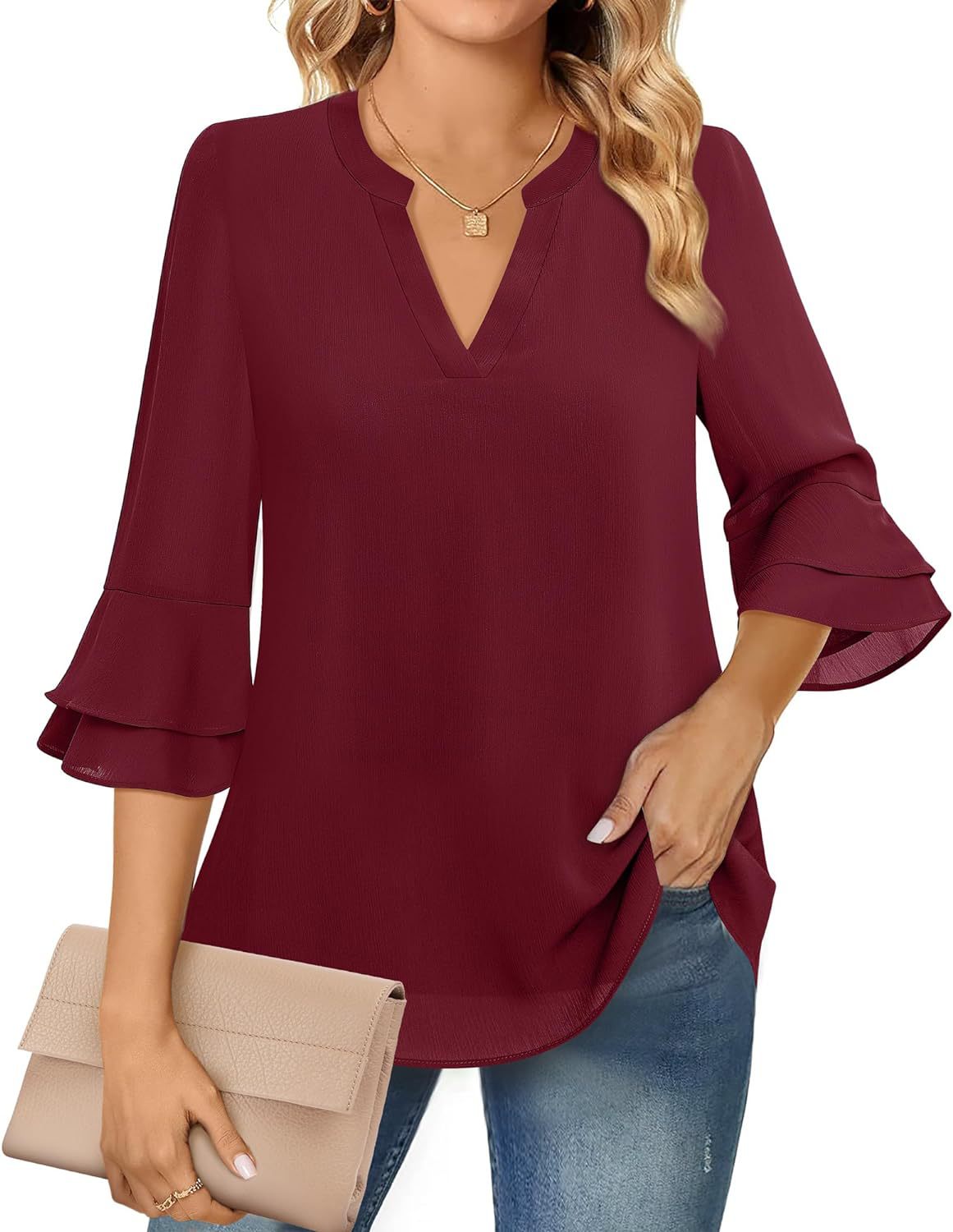 womens chiffon top